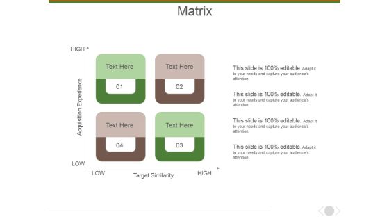 Matrix Ppt PowerPoint Presentation Model Visuals