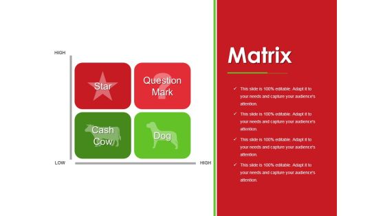 Matrix Ppt PowerPoint Presentation Pictures Show