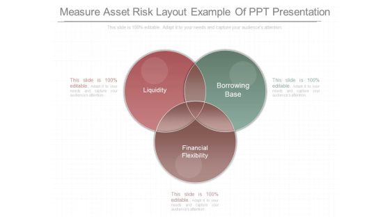 Measure Asset Risk Layout Example Of Ppt Presentation