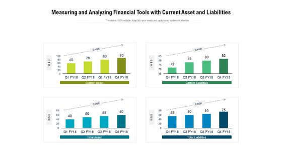Measuring And Analyzing Financial Tools With Current Asset And Liabilities Ppt PowerPoint Presentation Gallery Example PDF
