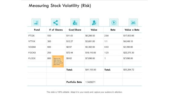 Measuring Stock Volatility Risk Audiences Attention Ppt PowerPoint Presentation Styles Backgrounds Measuring Stock Volatility Risk Audiences Attention Ppt PowerPoint Presentation Styles Backgrounds