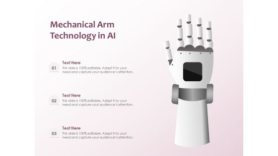 Mechanical Arm Technology In AI Ppt PowerPoint Presentation File Templates PDF Mechanical Arm Technology In AI Ppt PowerPoint Presentation File Templates PDF