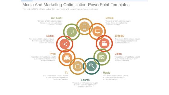 Media And Marketing Optimization Powerpoint Templates Media And Marketing Optimization Powerpoint Templates
