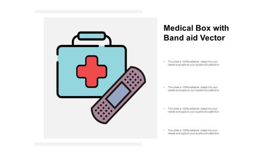 Medical Box With Band Aid Vector Ppt Powerpoint Presentation Outline Rules