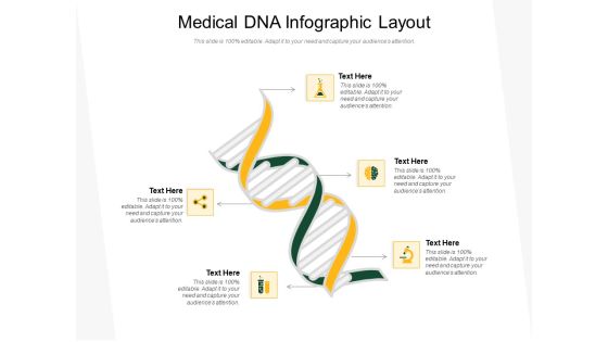 Medical DNA Infographic Layout Ppt PowerPoint Presentation Show Graphic Tips PDF