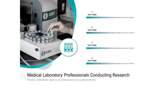 Medical Laboratory Professionals Conducting Research Ppt PowerPoint Presentation File Graphics PDF