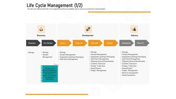 Medicine Promotion Life Cycle Management Delivery Ppt PowerPoint Presentation Icon Rules PDF