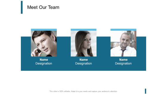 Meet Our Team Ppt PowerPoint Presentation File Elements