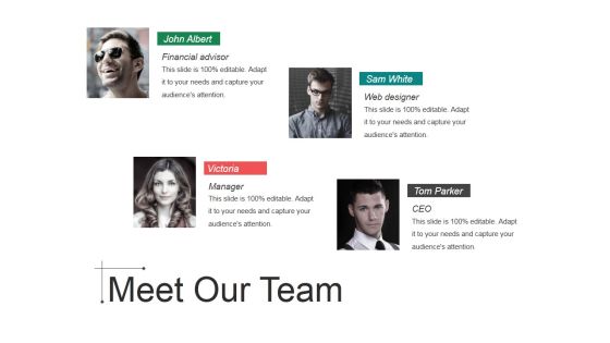 Meet Our Team Ppt Powerpoint Presentation File Images Meet Our Team Ppt Powerpoint Presentation File Images
