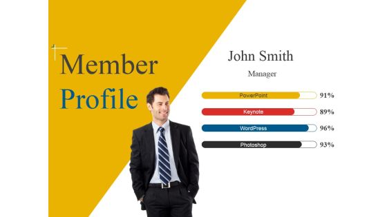Member Profile Ppt PowerPoint Presentation File Inspiration Member Profile Ppt PowerPoint Presentation File Inspiration