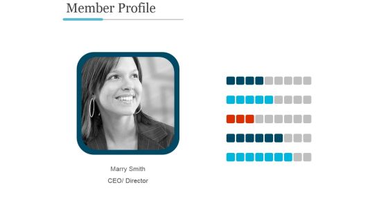 Member Profile Ppt PowerPoint Presentation Icon Member Profile Ppt PowerPoint Presentation Icon
