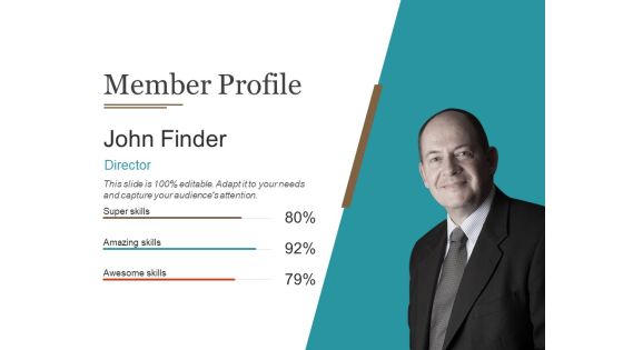 Member Profile Ppt PowerPoint Presentation Outline Microsoft Member Profile Ppt PowerPoint Presentation Outline Microsoft