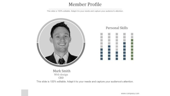 Member Profile Ppt PowerPoint Presentation Show Member Profile Ppt PowerPoint Presentation Show