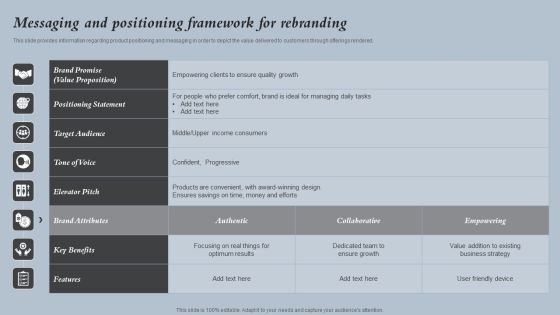 Messaging And Positioning Framework For Rebranding Strategies For Rebranding Without Losing Structure PDF Messaging And Positioning Framework For Rebranding Strategies For Rebranding Without Losing Structure PDF