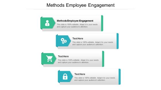 Methods Employee Engagement Ppt PowerPoint Presentation Professional Icons Cpb Methods Employee Engagement Ppt PowerPoint Presentation Professional Icons Cpb