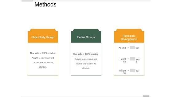 Methods Template 1 Ppt PowerPoint Presentation Outline Images