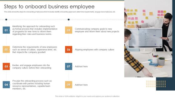 Methods To Optimize HR Operations Steps To Onboard Business Employee Microsoft PDF Methods To Optimize HR Operations Steps To Onboard Business Employee Microsoft PDF
