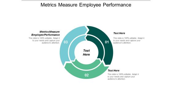 Metrics Measure Employee Performance Ppt PowerPoint Presentation Portfolio Inspiration Cpb