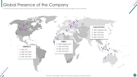 Metrics To Measure Business Performance Global Presence Of The Company Demonstration PDF Metrics To Measure Business Performance Global Presence Of The Company Demonstration PDF