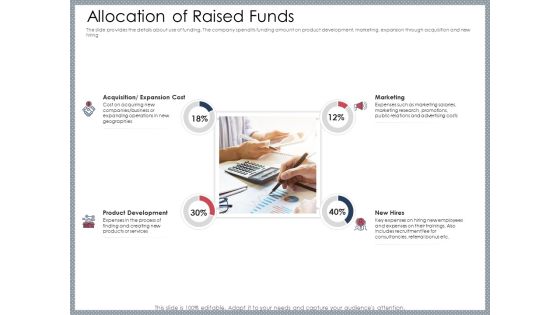 Mezzanine Venture Capital Funding Pitch Deck Allocation Of Raised Funds Summary PDF Mezzanine Venture Capital Funding Pitch Deck Allocation Of Raised Funds Summary PDF