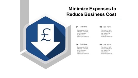 Minimize Expenses To Reduce Business Cost Ppt Powerpoint Presentation Inspiration Pictures