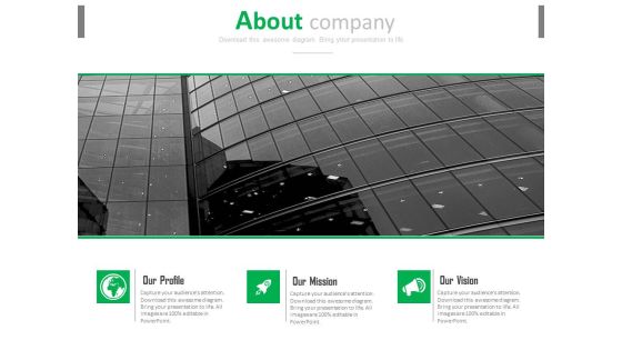 Mission Vision And Profile Of Company Powerpoint Slides Mission Vision And Profile Of Company Powerpoint Slides