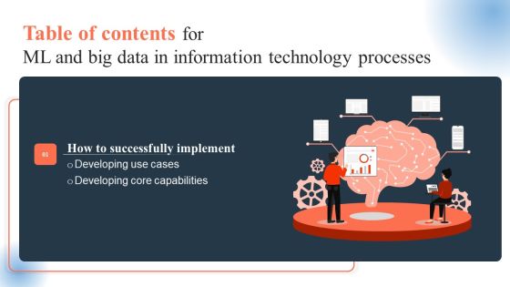 Ml And Big Data In Information Technology Processes Table Of Contents Ideas PDF