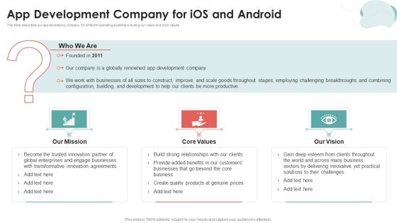 Mobile Application Development App Development Company For Ios And Android Graphics PDF Mobile Application Development App Development Company For Ios And Android Graphics PDF