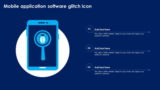 Mobile Application Software Glitch Icon Elements PDF