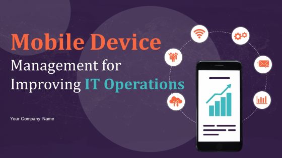 Mobile Device Management For Improving IT Operations Ppt PowerPoint Presentation Complete Deck With Slides