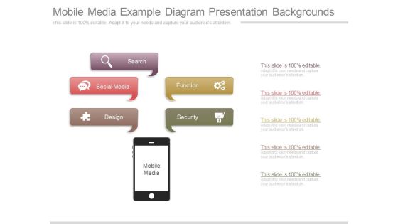 Mobile Media Example Diagram Presentation Backgrounds Mobile Media Example Diagram Presentation Backgrounds