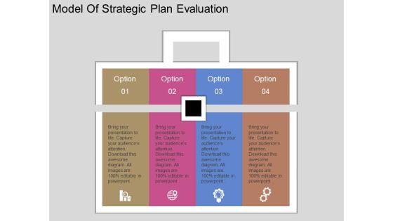Model Of Strategic Plan Evaluation Powerpoint Template Model Of Strategic Plan Evaluation Powerpoint Template