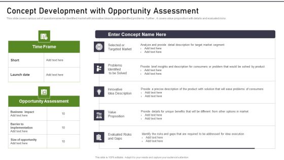 Modernization And Product Concept Development With Opportunity Assessment Pictures PDF Modernization And Product Concept Development With Opportunity Assessment Pictures PDF