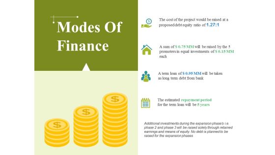 Modes Of Finance Ppt PowerPoint Presentation Show Influencers Modes Of Finance Ppt PowerPoint Presentation Show Influencers