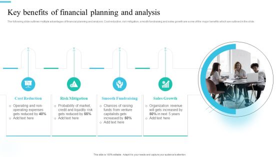 Monetary Planning And Evaluation Guide Key Benefits Of Financial Planning And Analysis Ppt Layouts Inspiration PDF
