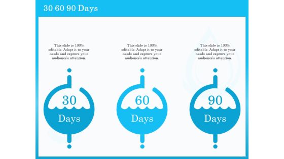 Monitoring And Evaluating Water Quality 30 60 90 Days Ppt PowerPoint Presentation Styles Slides PDF Monitoring And Evaluating Water Quality 30 60 90 Days Ppt PowerPoint Presentation Styles Slides PDF