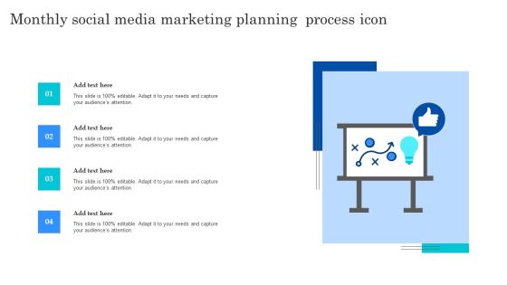 Monthly Social Media Marketing Planning Process Icon Inspiration PDF Monthly Social Media Marketing Planning Process Icon Inspiration PDF
