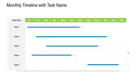 Monthly Timeline With Task Name Download PDF Monthly Timeline With Task Name Download PDF