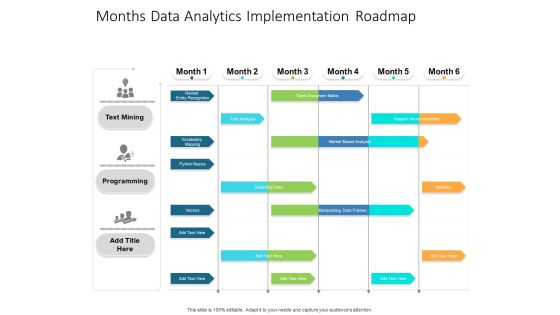 Months Data Analytics Implementation Roadmap Structure Months Data Analytics Implementation Roadmap Structure