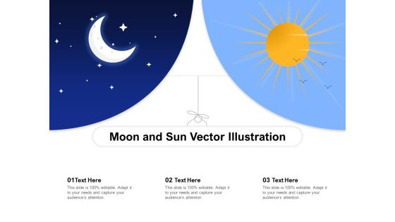 Moon And Sun Vector Illustration Ppt PowerPoint Presentation Gallery Portfolio