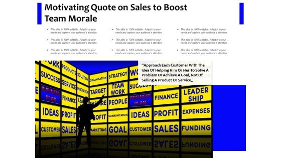 Motivating Quote On Sales To Boost Team Morale Ppt PowerPoint Presentation Infographics Gridlines PDF Motivating Quote On Sales To Boost Team Morale Ppt PowerPoint Presentation Infographics Gridlines PDF