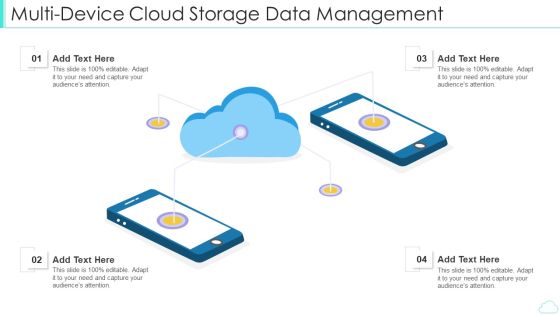 Multi Device Cloud Storage Data Management Graphics PDF