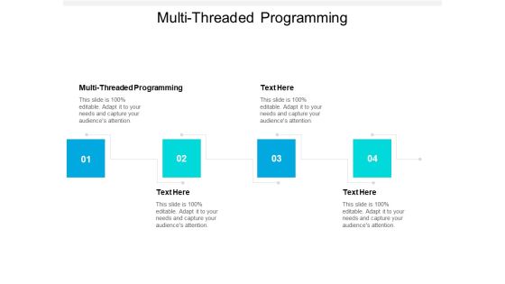 Multi Threaded Programming Ppt PowerPoint Presentation Portfolio Clipart Images Cpb