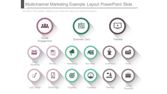 Multichannel Marketing Example Layout Powerpoint Slide Multichannel Marketing Example Layout Powerpoint Slide
