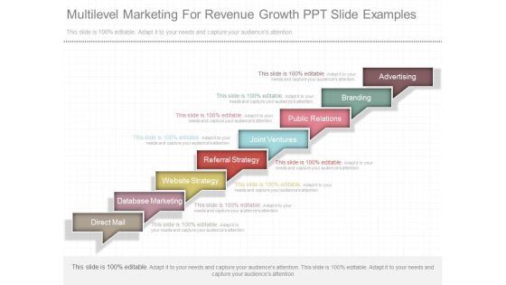 Multilevel Marketing For Revenue Growth Ppt Slide Examples Multilevel Marketing For Revenue Growth Ppt Slide Examples