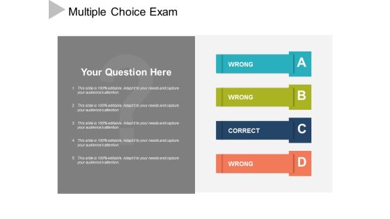Multiple Choice Exam Ppt Powerpoint Presentation Pictures Background Designs Multiple Choice Exam Ppt Powerpoint Presentation Pictures Background Designs