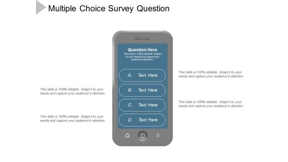 Multiple Choice Survey Question Ppt Powerpoint Presentation Outline Designs Download Multiple Choice Survey Question Ppt Powerpoint Presentation Outline Designs Download