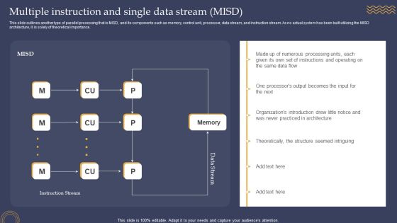 Multiple Instruction And Single Data Stream MISD Ppt PowerPoint Presentation File Outline PDF Multiple Instruction And Single Data Stream MISD Ppt PowerPoint Presentation File Outline PDF