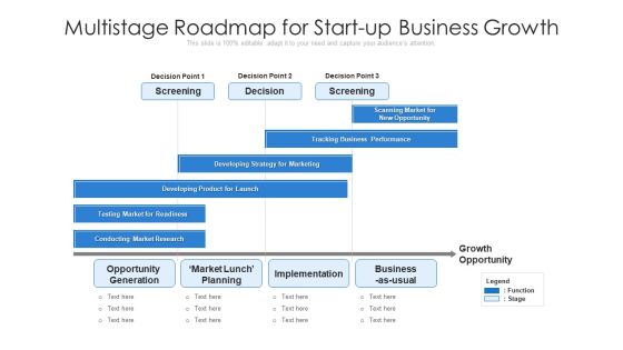 Multistage Roadmap For Start Up Business Growth Ppt Professional Icons PDF