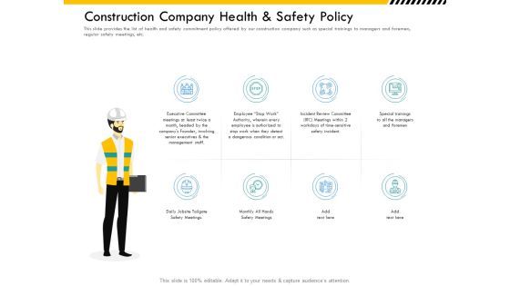 Multitier Project Execution Strategies Construction Company Health And Safety Policy Microsoft PDF